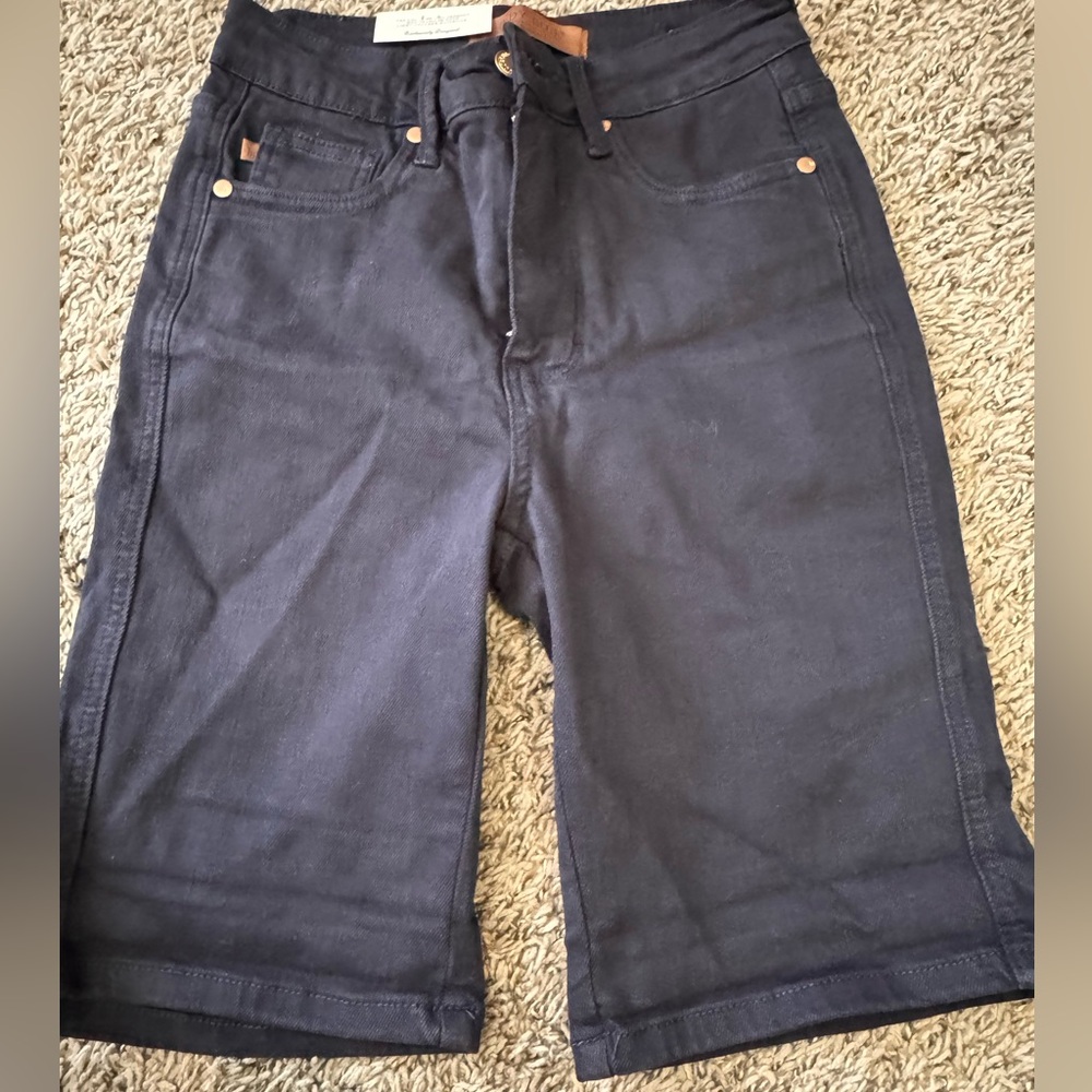 Judy Blue Dark Blue Shorts-small